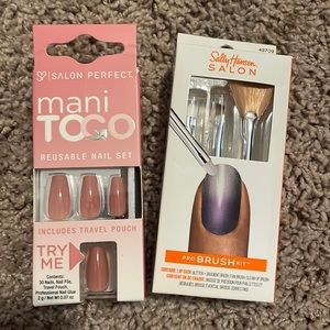 Sally Hansen pro brush kit & salon perfect mani to go + bonus perfect manicure